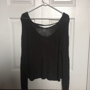 Free People Open Back Sweater
